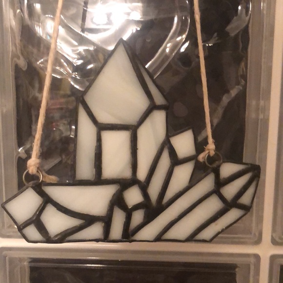 Hand made Opalescent Stain Glass Crystals Wall Decor/Hanger - Picture 6 of 6
